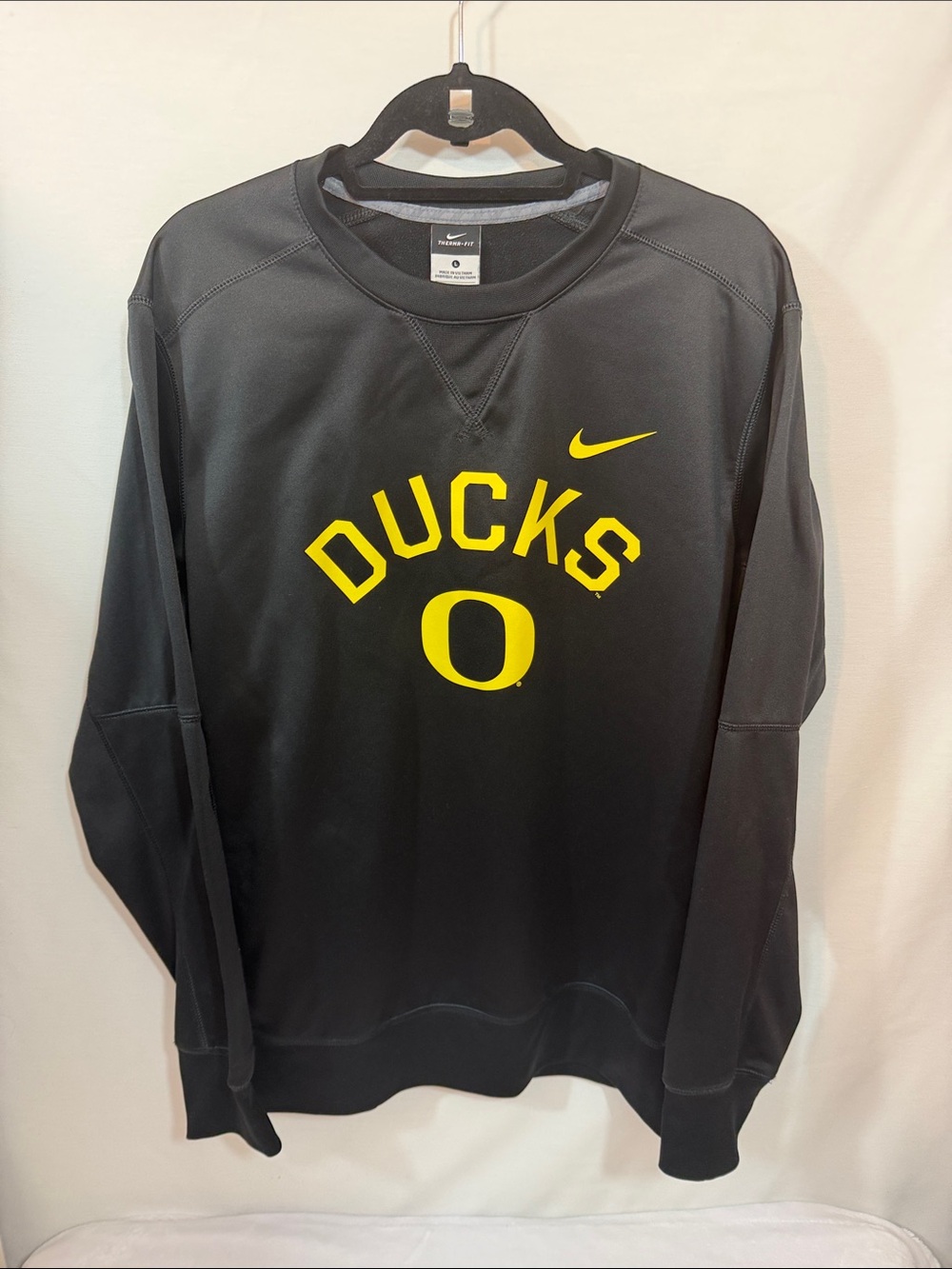 Nike Oregon Ducks Therma-FIT Crew Neck Sweatshirt